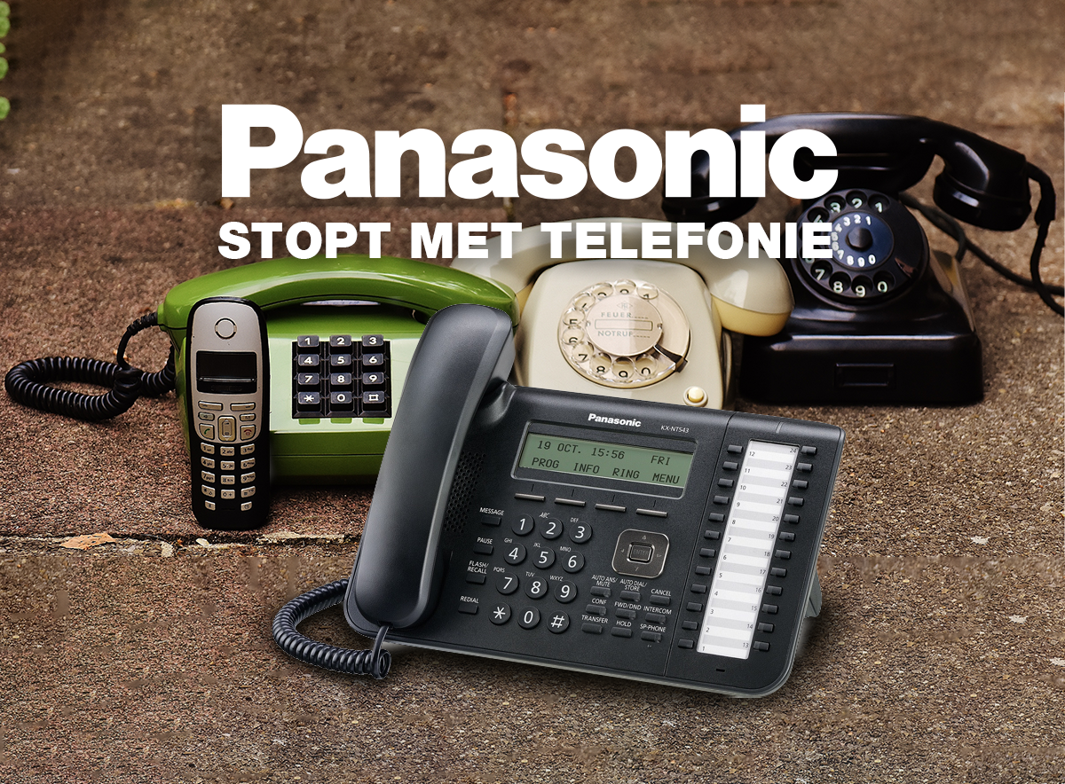 Panasonic stopt met fysieke telefooncentrales